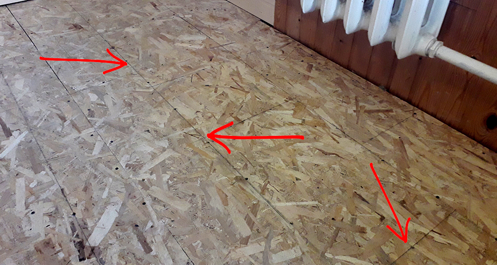 Укладка ОСБ на бетонный пол под линолеум на лаги: монтаж - выровнять поверхность